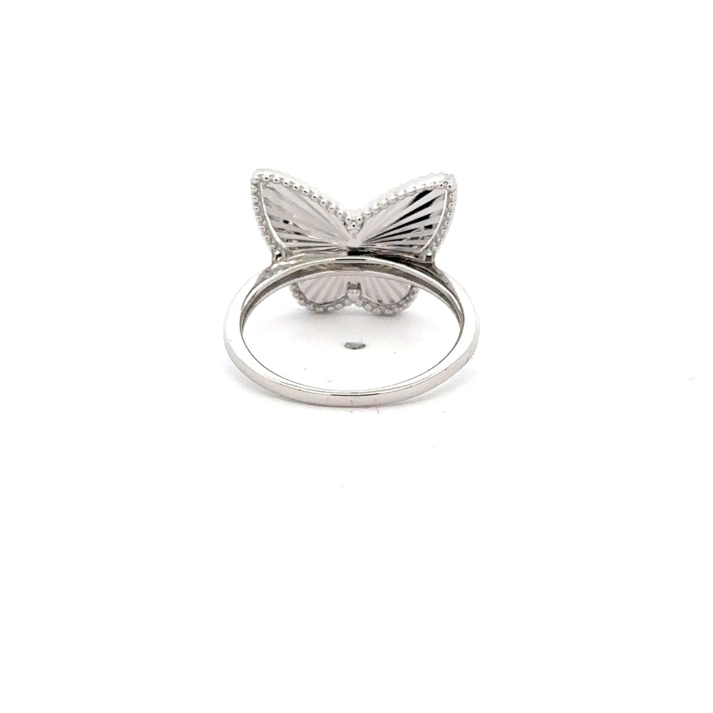 925 Sterling Silver Ring Size 5 Butterfly - Rafant