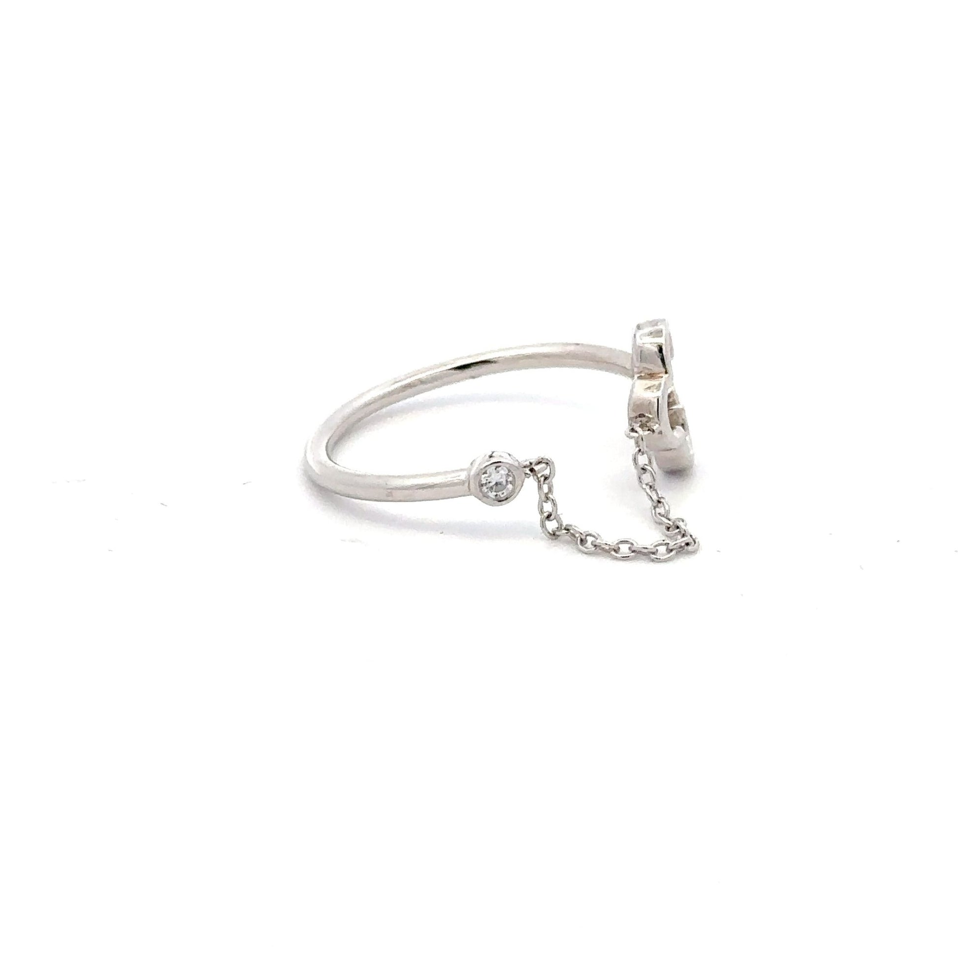 925 Sterling Silver Ring Flower Size 7 - Rafant