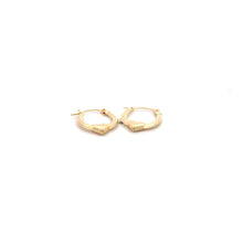 Load image into Gallery viewer, 14k Gold Earrings Hoops Heart - Rafant
