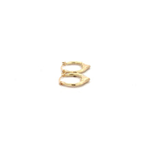 Load image into Gallery viewer, 14k Gold Earrings Hoops Heart - Rafant
