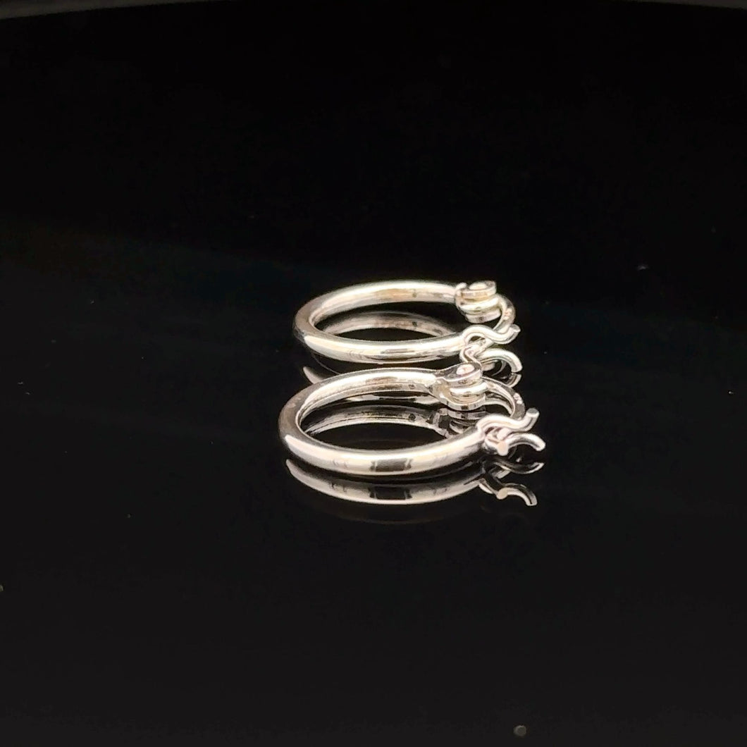 925 Sterling Silver Hoop Earrings