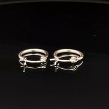 Load image into Gallery viewer, 925 Sterling Silver Hoop Earrings
