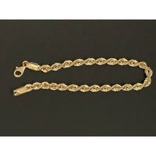 Load image into Gallery viewer, 18K Gold Bracelet Rope Chain Size 7 inches 4.03 grams - Rafant
