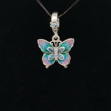 Load image into Gallery viewer, 925 Sterling Silver Charm Bead Butterfly For Charm Bracelet Necklace - Rafant
