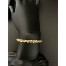 Load image into Gallery viewer, 18K Gold Bracelet Rope Chain Size 7 inches 4.03 grams - Rafant
