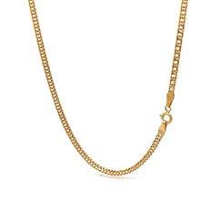 Load image into Gallery viewer, 18K Gold Necklace Chain Curb 21.75 inches 4.43 grams - Rafant

