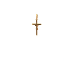 Load image into Gallery viewer, 18K Gold Pendant Cross Religious Jesus Christ 0.9grams - Rafant
