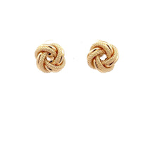 Load image into Gallery viewer, 18K Gold Earrings Knot Stud 2.12 grams - Rafant
