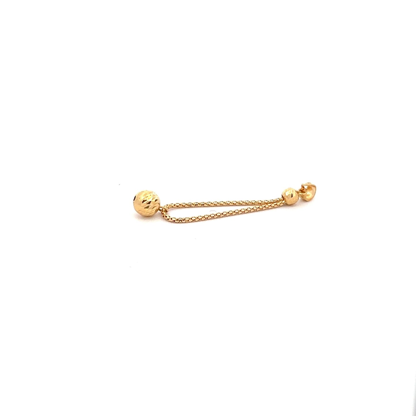 18K Gold Pendant Charm Ball 0.92 grams - Rafant