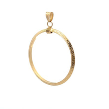 Load image into Gallery viewer, 18K Gold Pendant Round Circle Large 1.22 grams - Rafant
