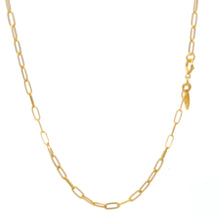 Load image into Gallery viewer, 18K Gold Necklace Chain Paperclip 20 inches 2.28 grams - Rafant
