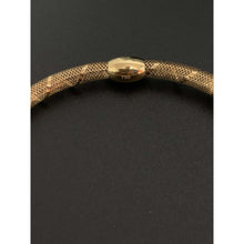 Load image into Gallery viewer, 18K Gold Bracelet Bangles Soft Mesh Flexible Stretchable 7 inches 1.04 grams
