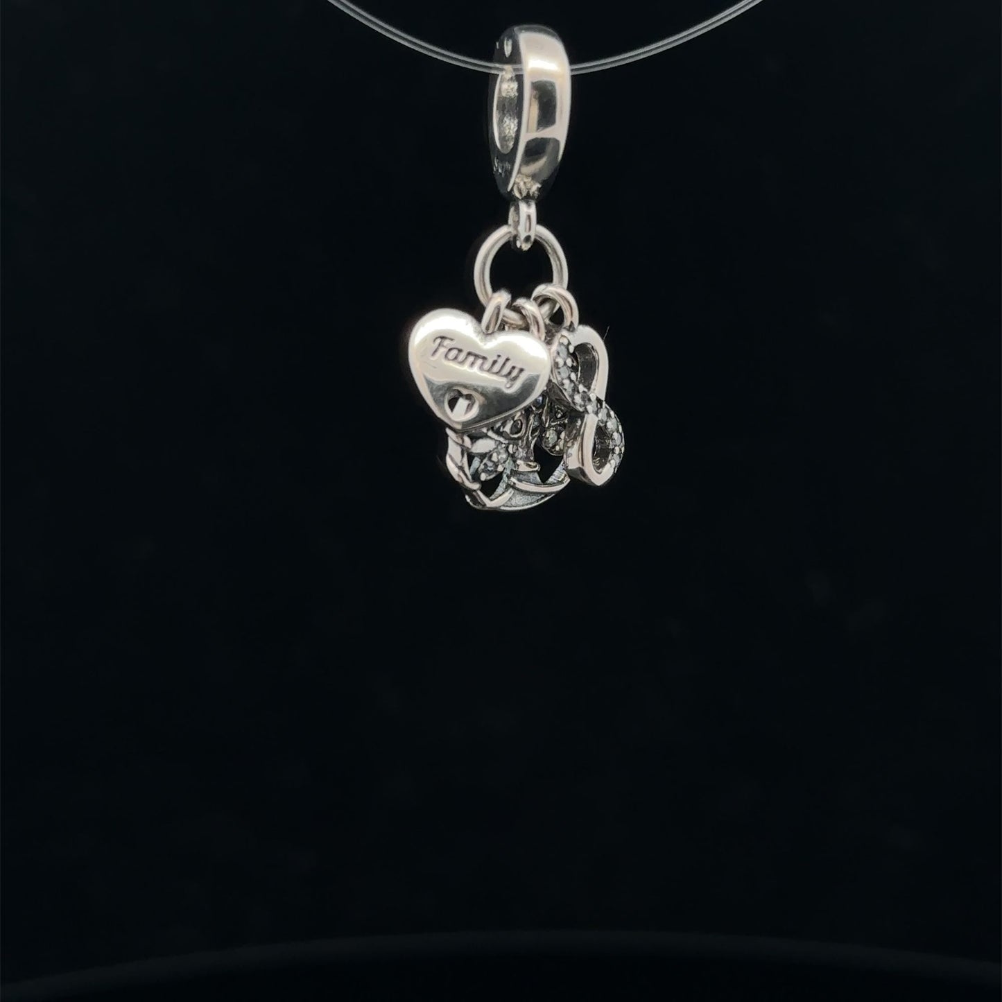925 Sterling Silver Charm Bead Heart Infinity Tree of life - Rafant
