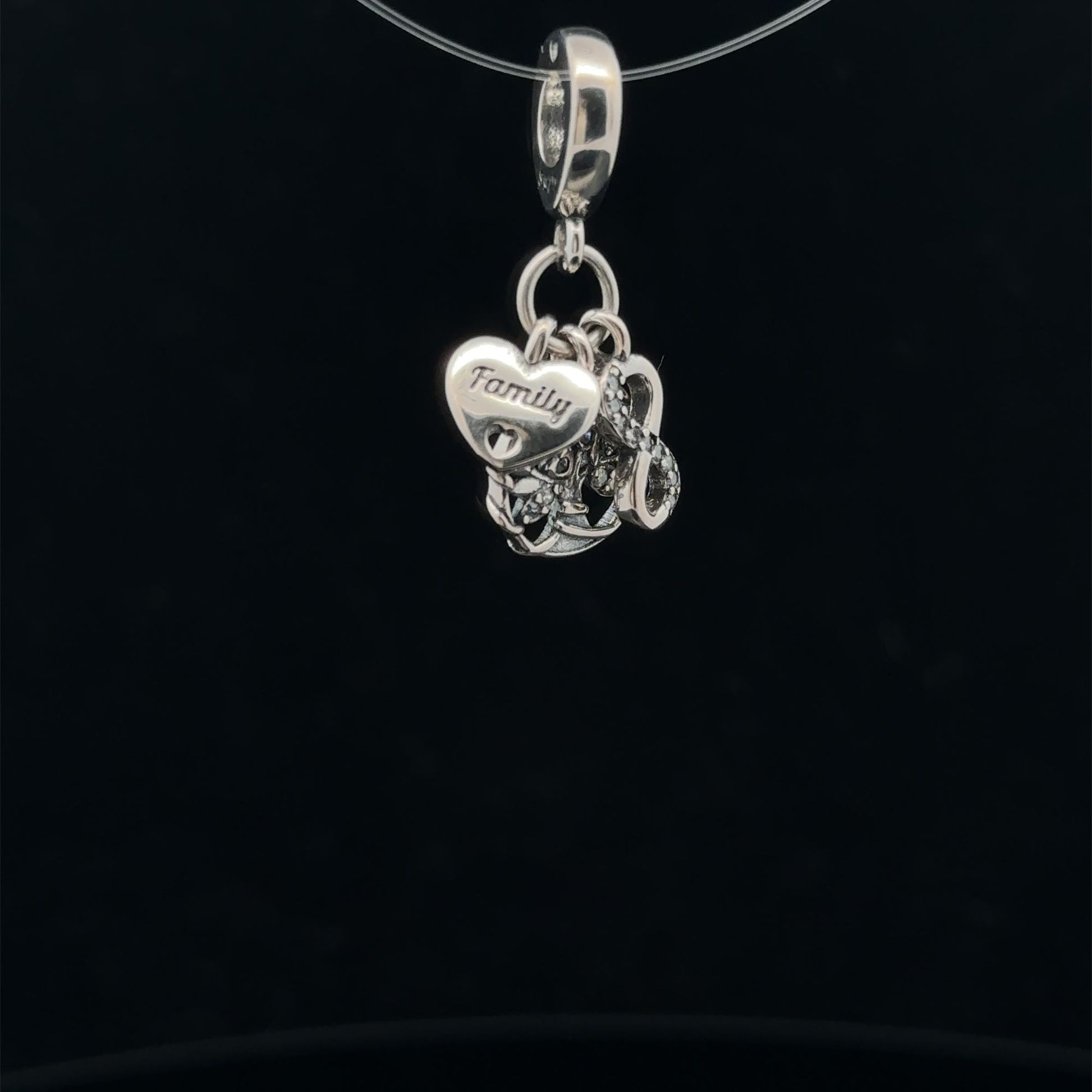 925 Sterling Silver Charm Bead Heart Infinity Tree of life - Rafant