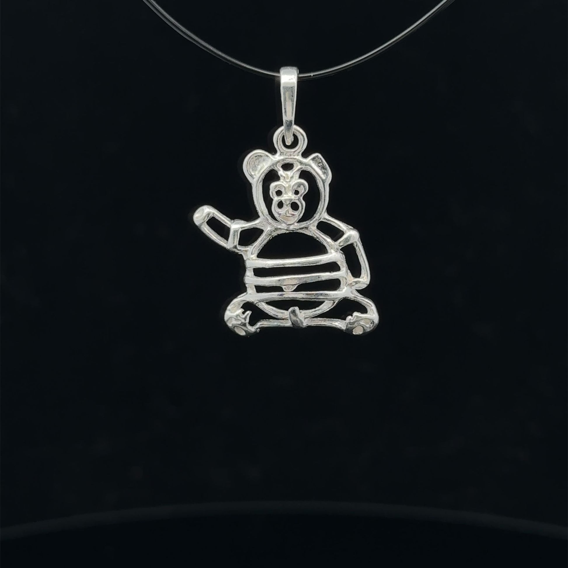 925 Sterling Silver Pendant Bear - Rafant