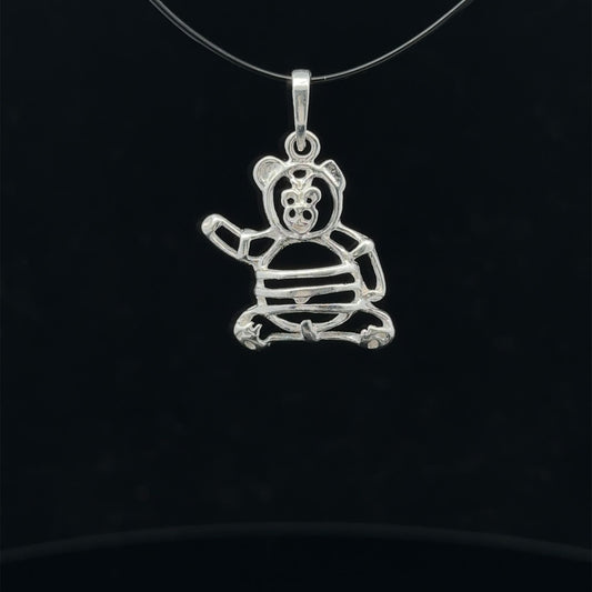 925 Sterling Silver Pendant Bear - Rafant