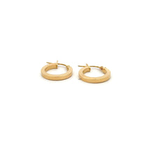 Load image into Gallery viewer, 18K Gold Earrings Hoops Small 1.09 grams - Rafant
