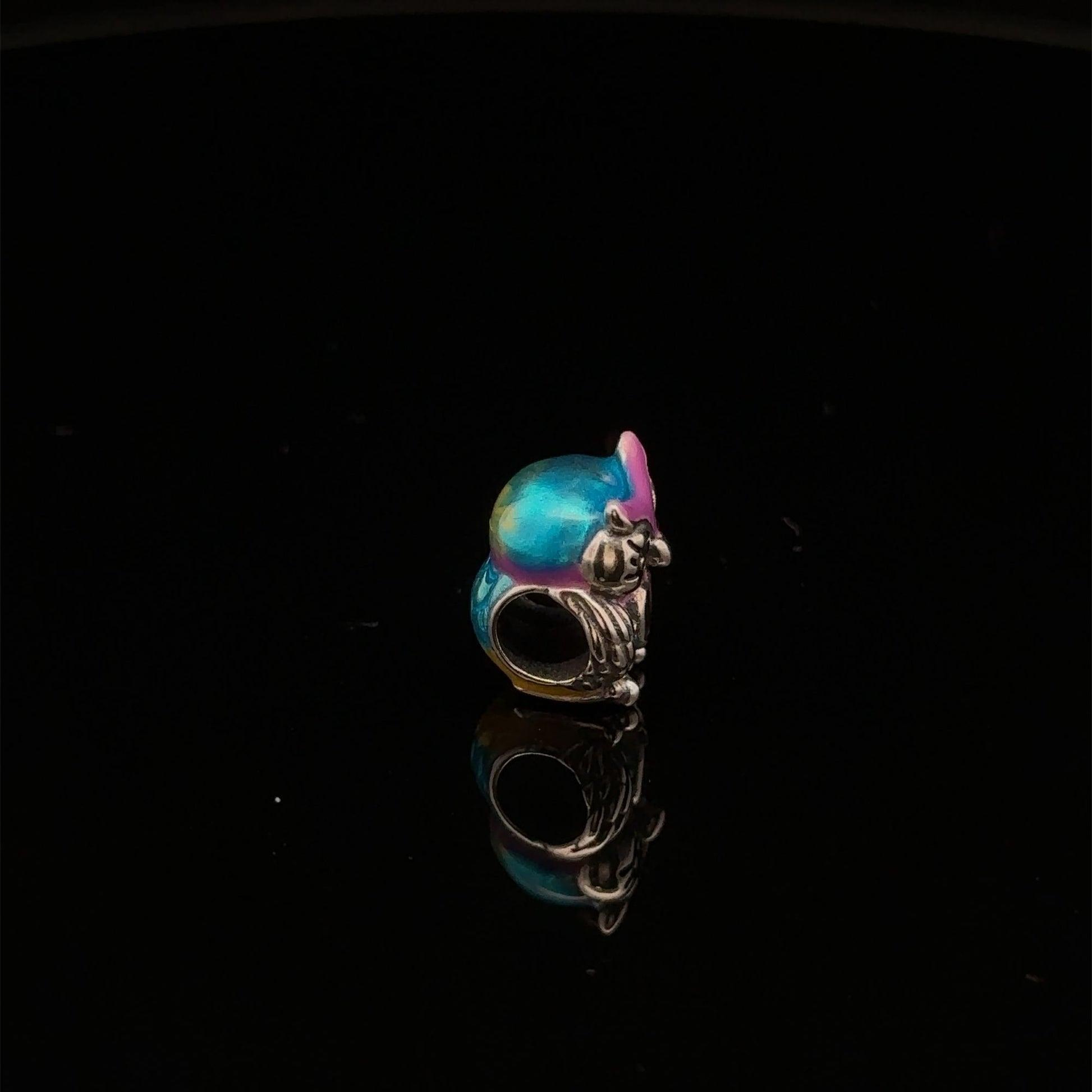 925 Sterling Silver Charm Bead Bird Animal For Charm Bracelet Necklace - Rafant