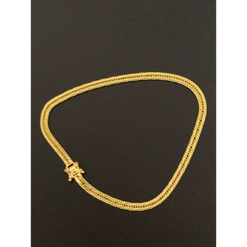 18K Gold Bracelet 7.5 inches 2.48 grams