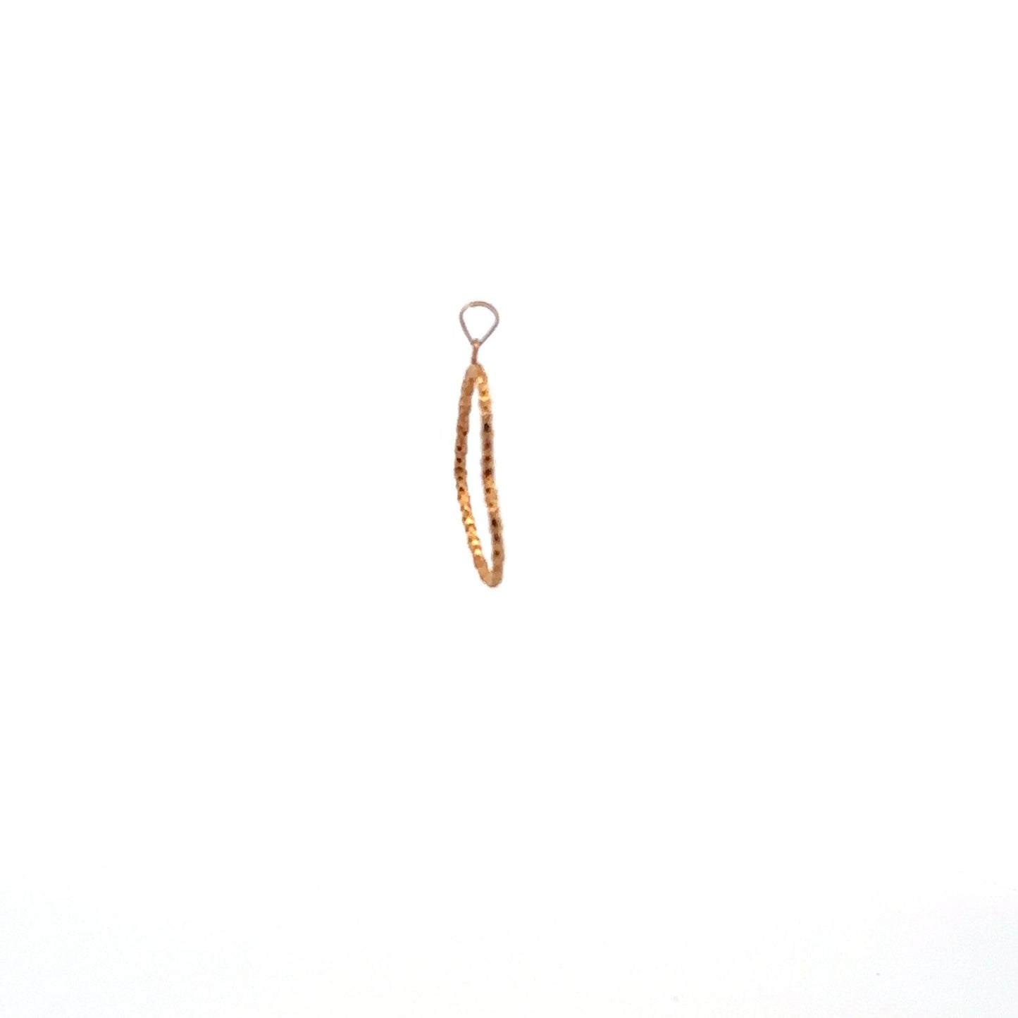 18K Gold Pendant Heart 0.80 grams - Rafant