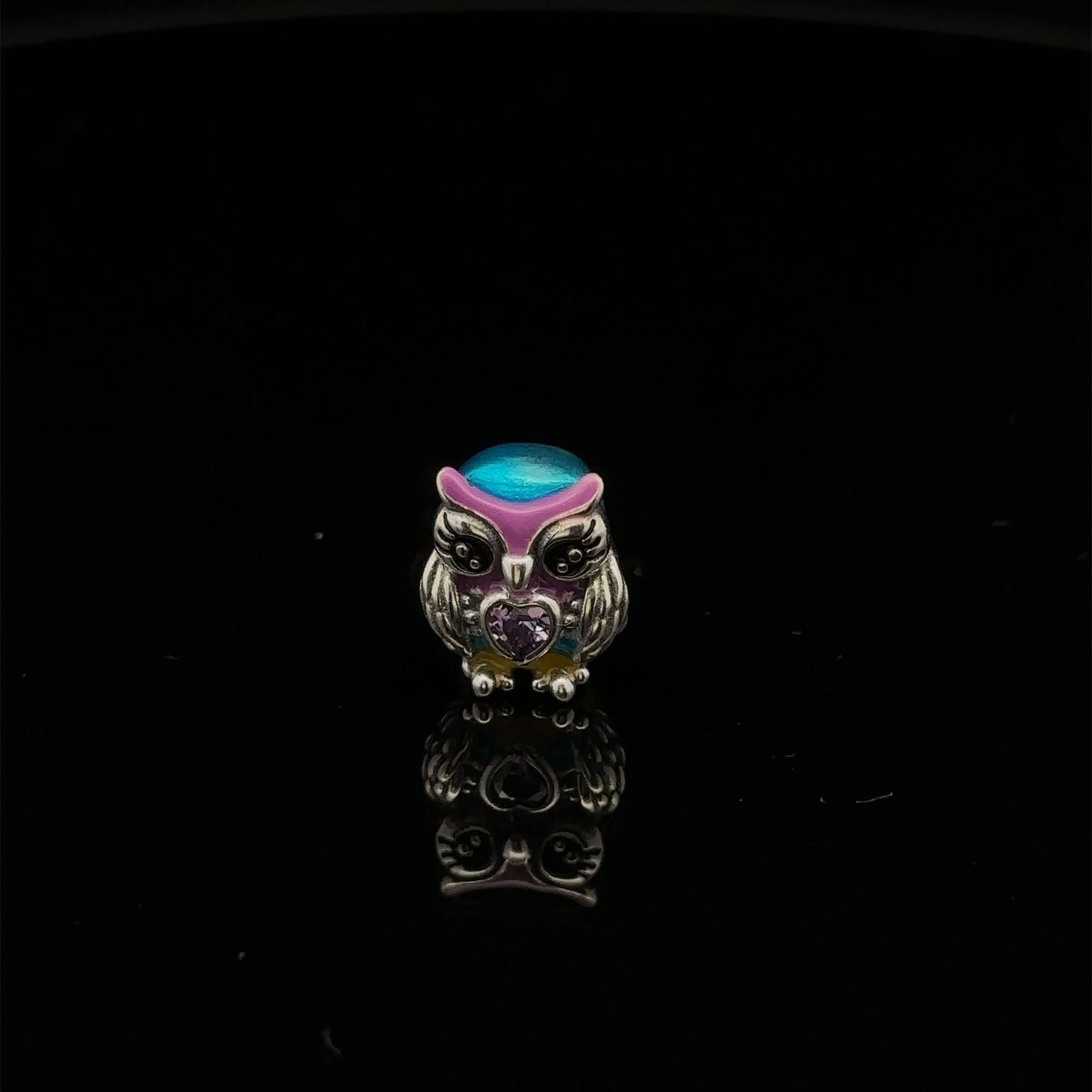 925 Sterling Silver Charm Bead Bird Animal For Charm Bracelet Necklace - Rafant