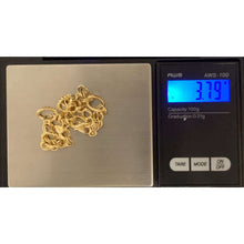 Load image into Gallery viewer, 18K Gold Bracelet Cable Link Chain 7.5 inches 3.79 grams

