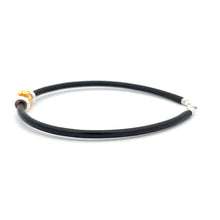 Load image into Gallery viewer, 18K Gold Money Bag Leather Cord Bracelet with 925 Sterling Silver Clasp and Stopper Beads Size 7.5&quot; - Rafant
