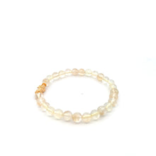 Load image into Gallery viewer, 18K Gold Pixiu Piyao Lucky Charm Bracelet Natural Citrine Gemstones 6mm
