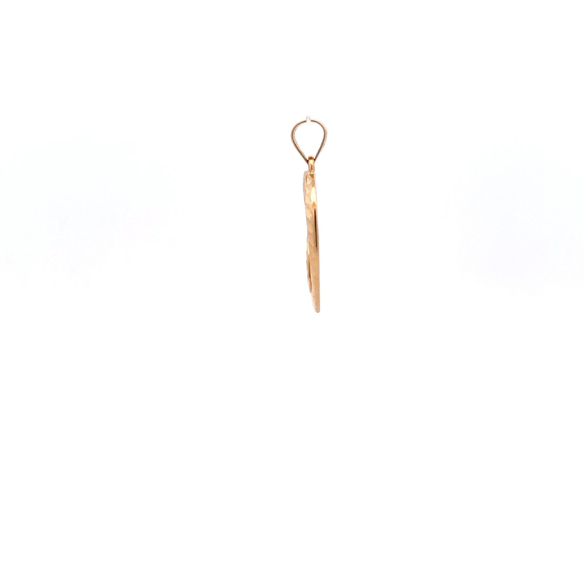 18K Gold Pendant Charm Heart Infinity 0.92 grams - Rafant