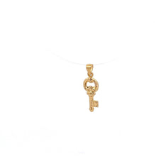 Load image into Gallery viewer, 18K Gold Pendant Charm Key 0.72 grams - Rafant
