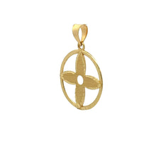 Load image into Gallery viewer, 18K Gold Pendant Round Circle 1.85 grams - Rafant
