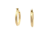 Load image into Gallery viewer, 18K Yellow Gold Earrings Hoops 1.63 grams - Rafant
