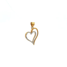 Load image into Gallery viewer, 18K Gold Pendant Heart 1.34 grams - Rafant
