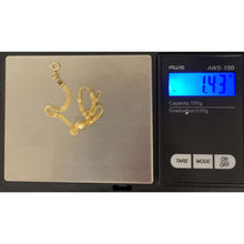 Load image into Gallery viewer, 18K Gold Bracelet Bismark Chain 7.5 inches 1.43 grams
