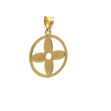 Load image into Gallery viewer, 18K Gold Pendant Round Circle 1.85 grams - Rafant
