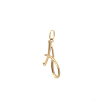 Load image into Gallery viewer, 18K Gold Pendant Letter Initial A - Rafant
