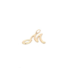 Load image into Gallery viewer, 18K Gold Pendant Letter Initial M - Rafant
