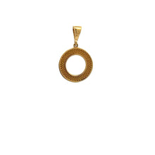 Load image into Gallery viewer, 18K Gold Pendant Pendant Round Circle Tiny 0.87 grams - Rafant
