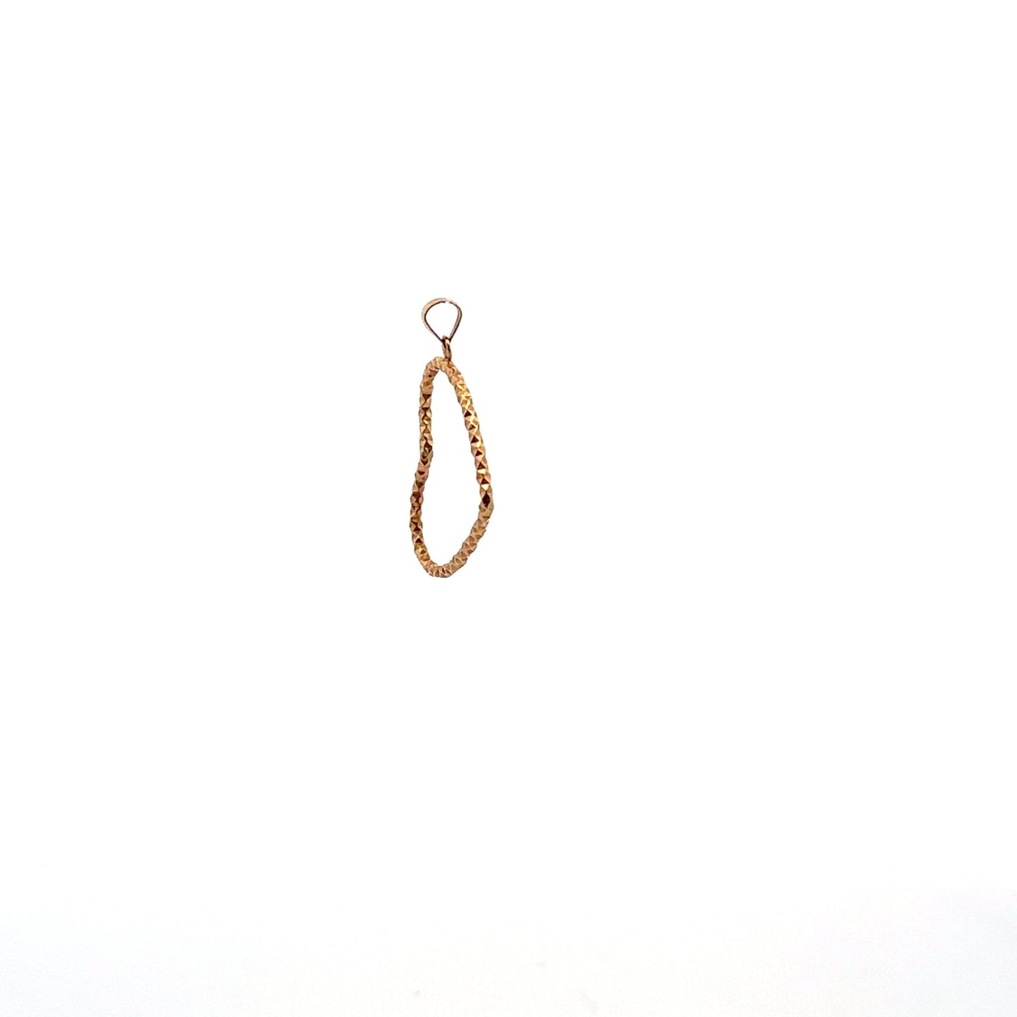 18K Gold Pendant Heart 0.80 grams - Rafant