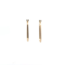 Load image into Gallery viewer, 18K Gold Earrings Oval hoops - Rafant
