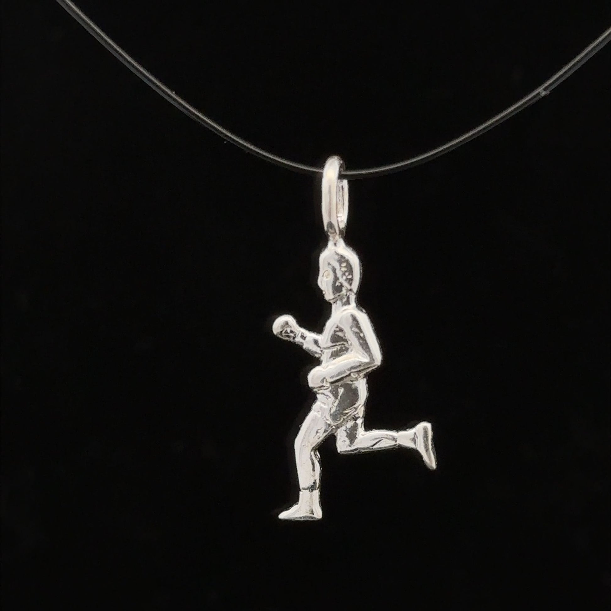925 Sterling Silver Pendant Charm Runner - Rafant