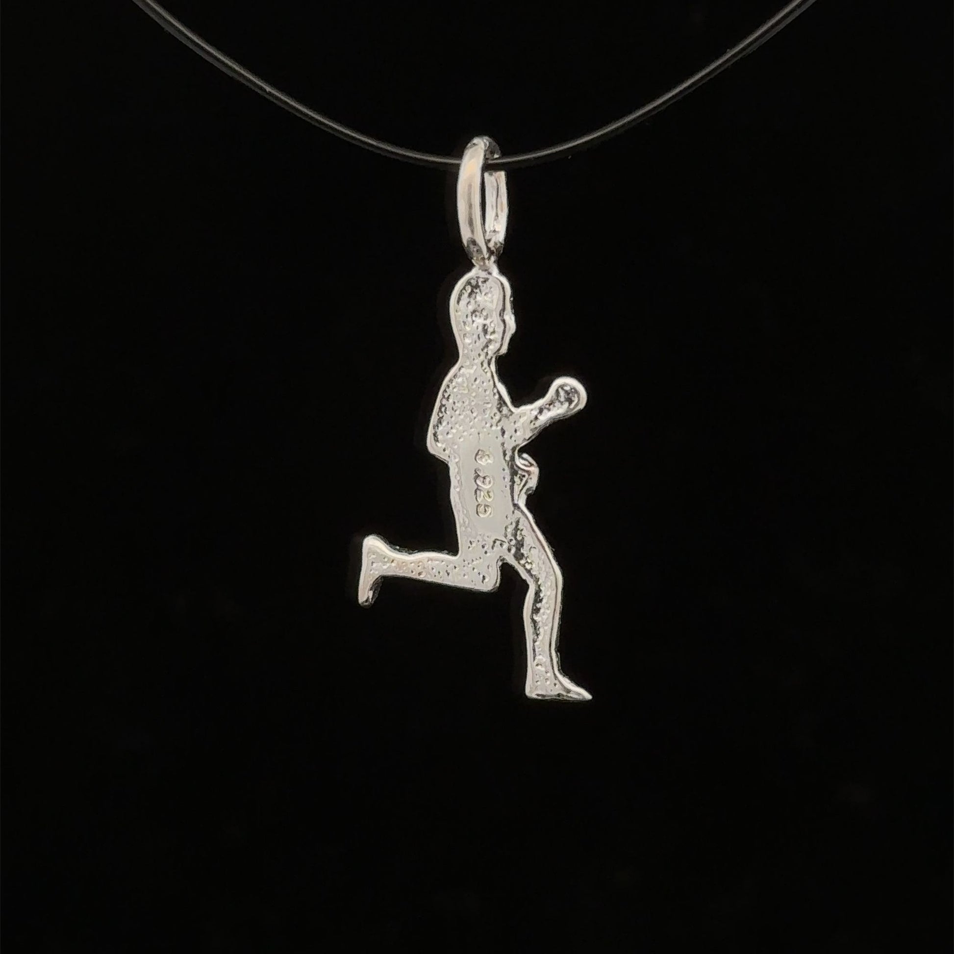 925 Sterling Silver Pendant Charm Runner - Rafant