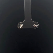 Load image into Gallery viewer, 925 Sterling Silver Stud Earrings Genuine Turquoise Oxidized
