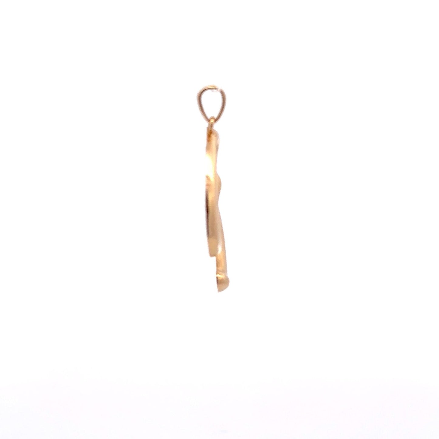 18K Gold Pendant Letter G Initial 2.20 grams - Rafant