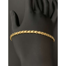 Load image into Gallery viewer, 18K Gold Bracelet 7.75 inches 3.96 grams
