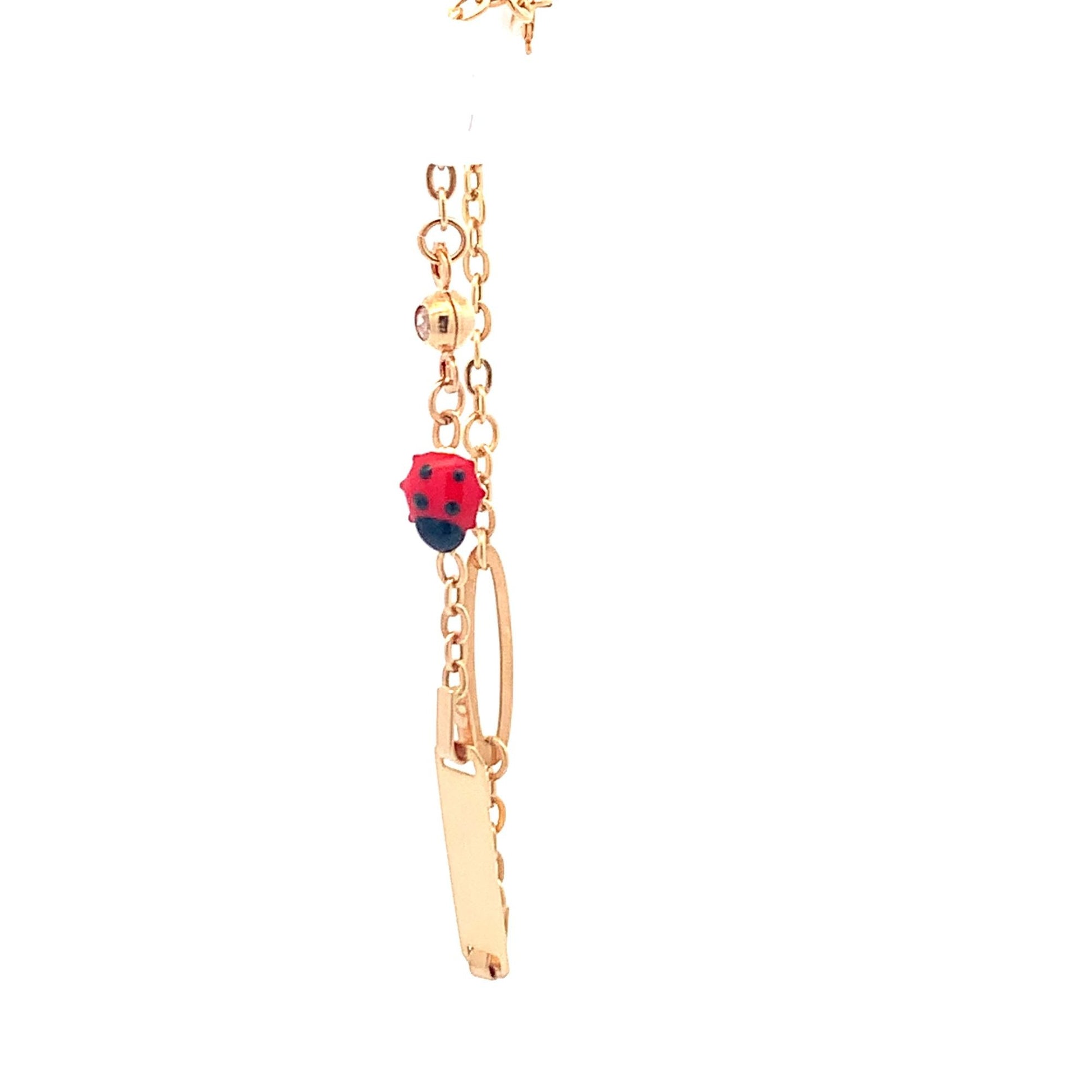 18K Yellow Gold Bracelet Size 5.5 inches - Rafant