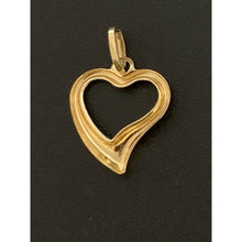 Load image into Gallery viewer, 18K Gold Pendant Open Heart 0.66grams - Rafant
