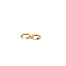 Load image into Gallery viewer, 18K Gold Earrings Hoops Small 0.86 grams - Rafant
