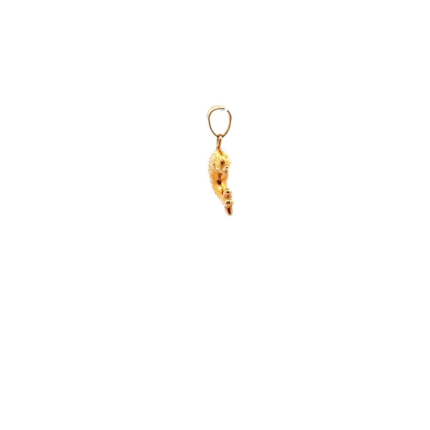 18K Gold Pendant Charm Dolphin 0.53 grams - Rafant