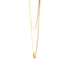 Load image into Gallery viewer, 18K Yellow Gold Necklace Chain Serpentine 1.54 grams 17.75 inches - Rafant
